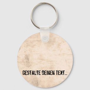 Old Dirty Background Key Ring