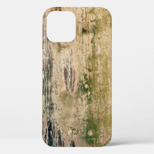 Old dirty damaged wall background. Scratched textu iPhone 12 Case