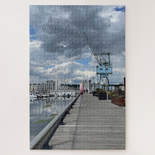 Old Dockside Crane  Jigsaw Puzzle (Vertical)