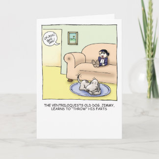 Old Dog Humourous Birthday Card