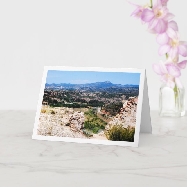 Old Domeño, Valencia, Spain Card (Orchid)