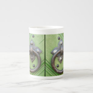 Old door bone china mug
