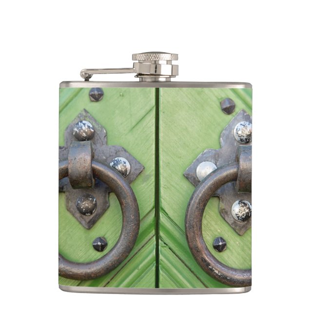 Old door hip flask (Front)