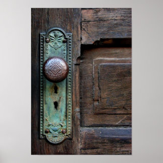 Old Door Knob poster