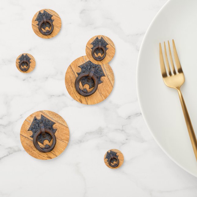 Old door knocker confetti (Group)