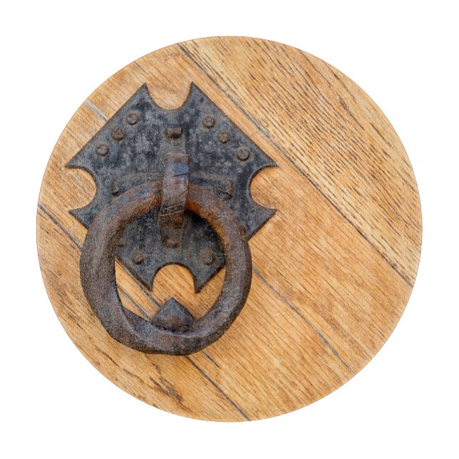 Old door knocker cutting board (Front)