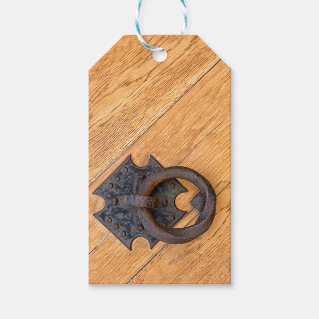Old door knocker gift tags (Front)
