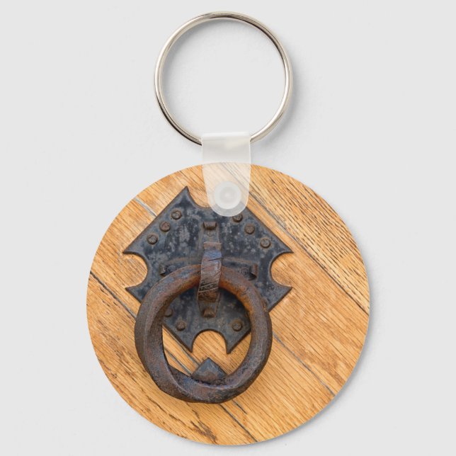 Old door knocker key ring (Front)