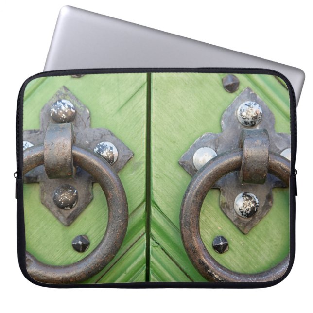 Old door laptop sleeve (Front)