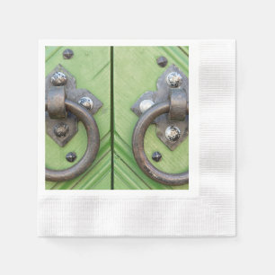 Old door napkin