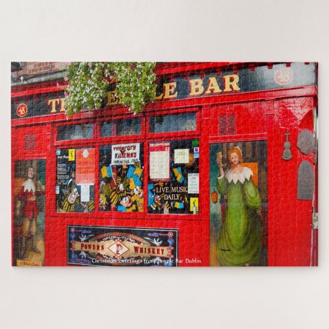 Old Dublin Pubs. Ireland Jigsaw Puzzle (Horizontal)