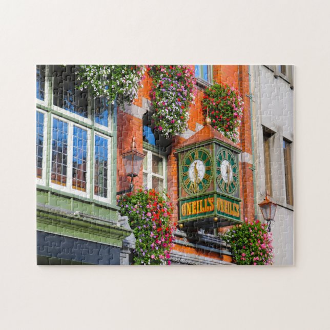 Old Dublin Pubs. Ireland Jigsaw Puzzle (Horizontal)