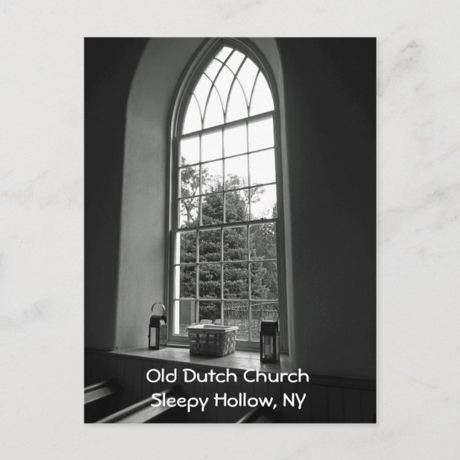 Old Dutch Church in Sleepy Hollow, New York Postcard (Front)