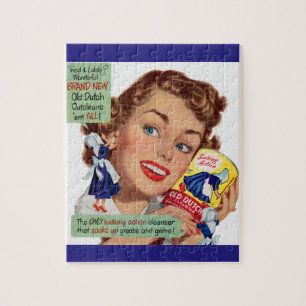 Old Dutch Cleanser lady Jigsaw Puzzle
