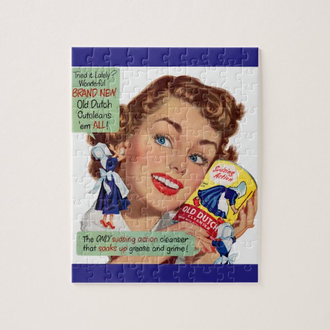 Old Dutch Cleanser lady Jigsaw Puzzle (Vertical)