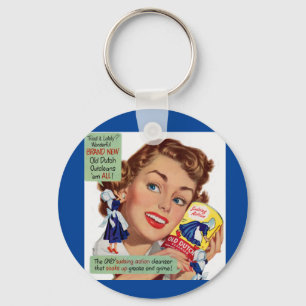 Old Dutch Cleanser lady Key Ring