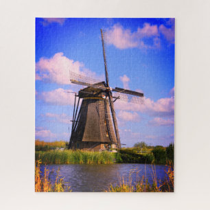 Old Dutch windmill Jigsaw Puzzle