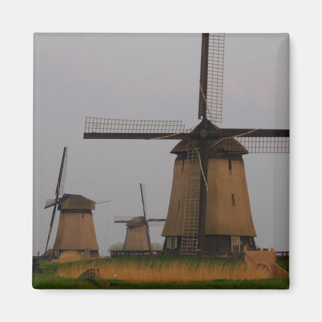 Old Dutch Windmill Magnet (Front)