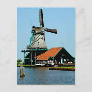 Old Dutch Windmill Postcard