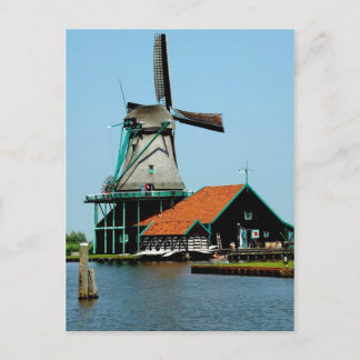 Old Dutch Windmill Postcard