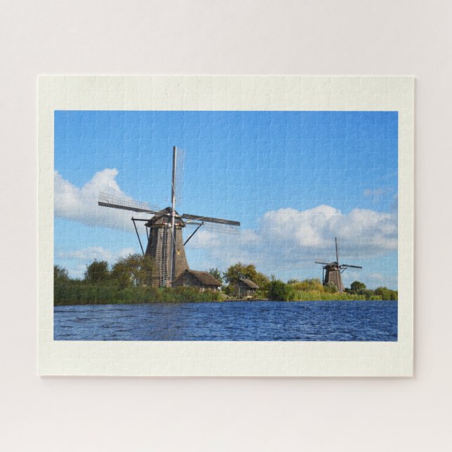 Old Dutch windmills Jigsaw Puzzle (Horizontal)