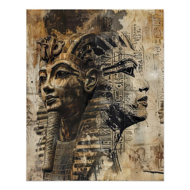Old Egypt Pharaoh Dream  Poster (Front)