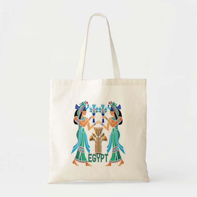 Old Egyptian Pharaonic dance celebrating New Year Tote Bag (Front)