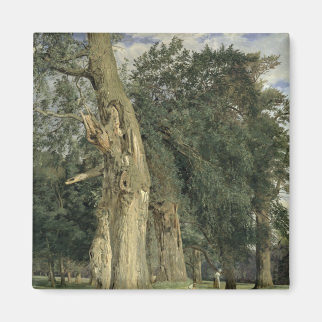 Old elms in Prater, 1831 Magnet (Front)