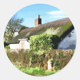 OLD ENGLAND CLASSIC ROUND STICKER