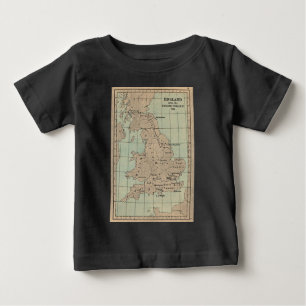 Old England Map Baby T-Shirt