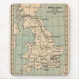 Old England Map Mouse Pad
