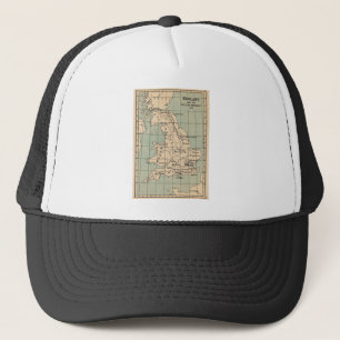 Old England Map Trucker Hat