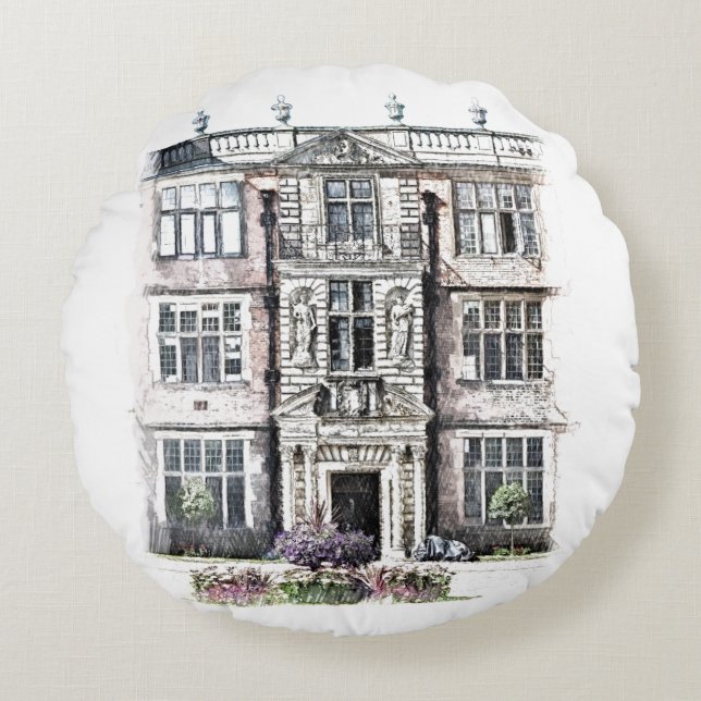 OLD ENGLAND ROUND CUSHION (Front)