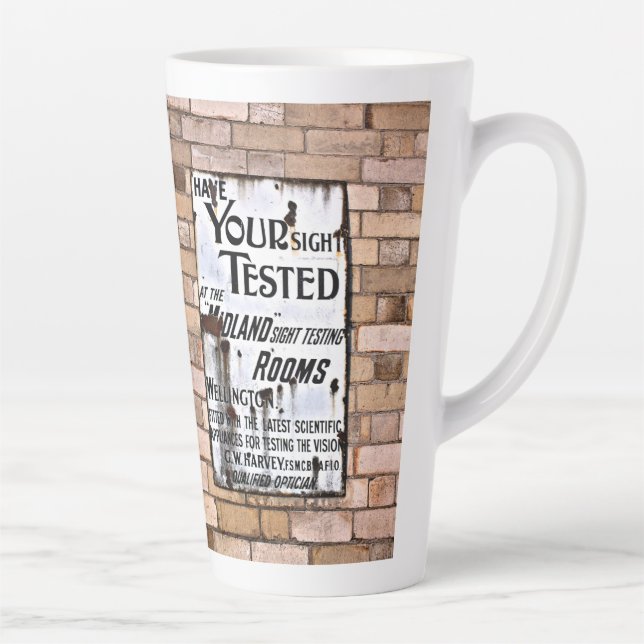 OLD ENGLAND VINTAGE SIGN LATTE MUG (Right)