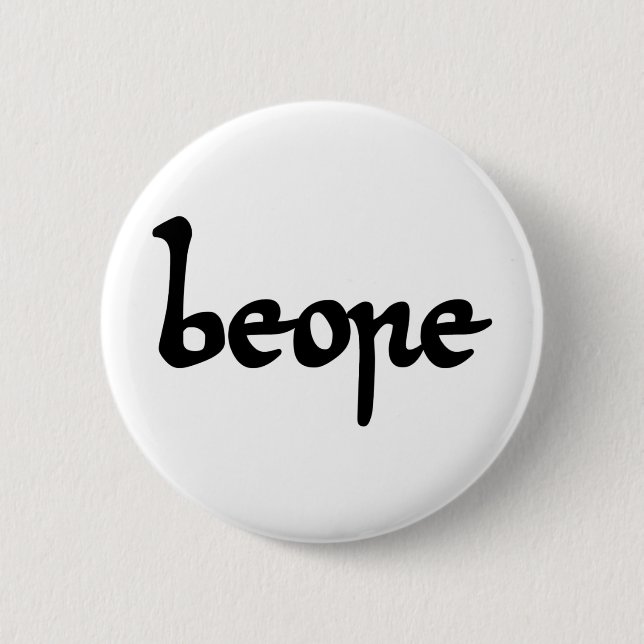 Old English Beer 6 Cm Round Badge (Front)