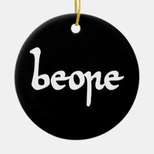 Old English Beer Ceramic Ornament