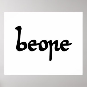 Old English Beer Poster