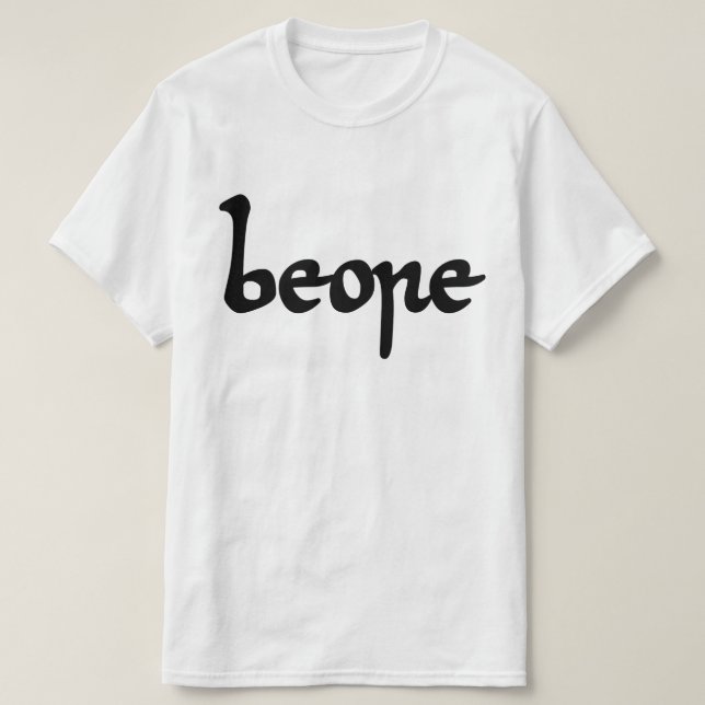 Old English Beer T-Shirt (Design Front)