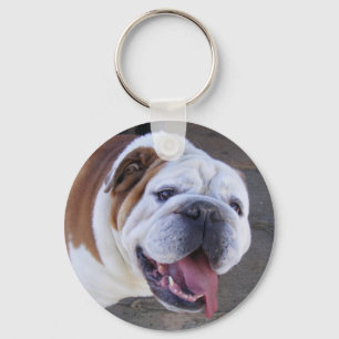Old English Bulldog Key Ring