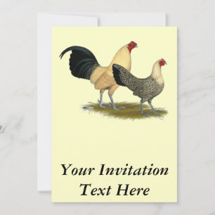 Old English Cream Buttercups Invitation