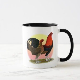 Old English Game Bantam:  BB Red Mug