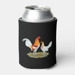 Old English Game Bantam: Red Pyle Can Cooler