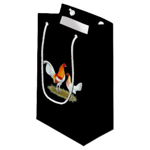 Old English Game Bantam: Red Pyle Small Gift Bag