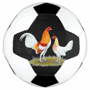 Old English Game Bantam:  Red Pyle Soccer Ball