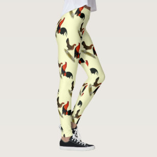 Old English Game Bantams: BB Red Pair Leggings