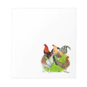 Old English Game Quartet Notepad