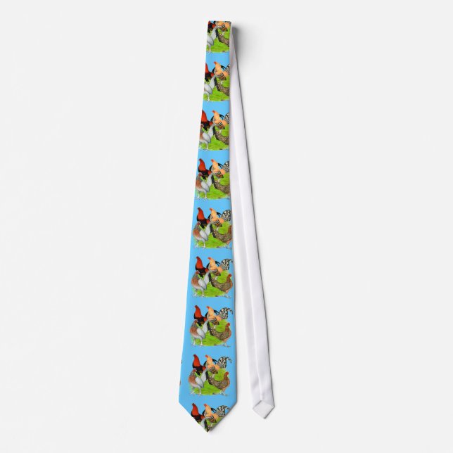 Old English Game Quartet Tie (Front)
