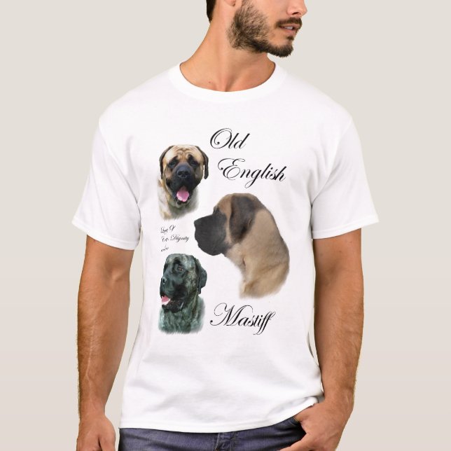 Old English Mastiff Gifts Apparel T-Shirt (Front)