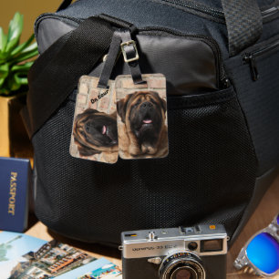 old english Mastiff  Luggage Tag