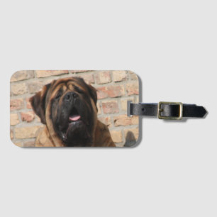 old english Mastiff    Luggage Tag
